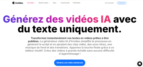InVideo AI : Mon avis complet sur ce générateur de vidéo IA 8 Interface de InVideo AI montrant l'éditeur de vidéo IA