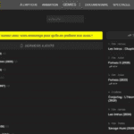Interface du site Kordoz nouvelle adresse streaming films et séries gratuits