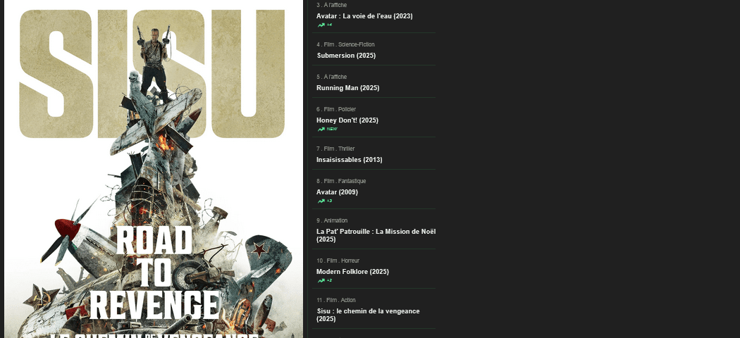 Interface principale de gomdax.com nouvelle plateforme streaming 2026