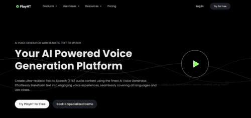 Play.ht voix ia