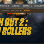 Interface utilisateur de la plateforme Facebim pour le streaming de films