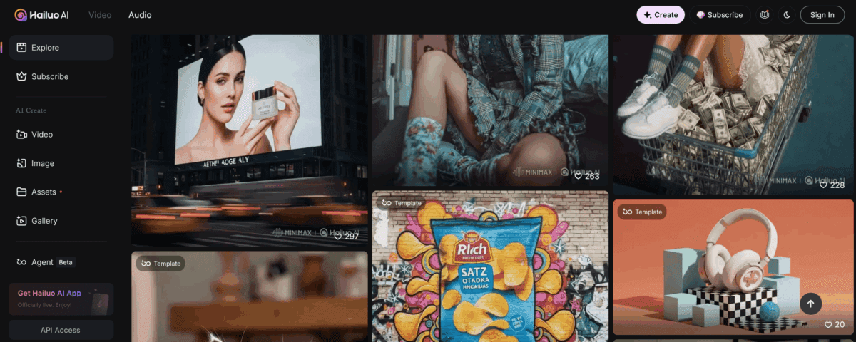 hailuo ai generateur de video