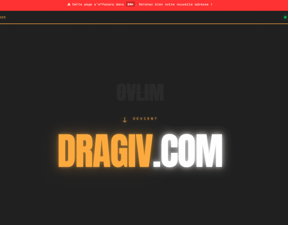 DRAGIV.com ne fonctionne plus ? nouvelle adresse Dragiv 2026 14 dragiv nouvelle adresse active 2026