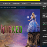 Interface page d'accueil Malgrim streaming 2026