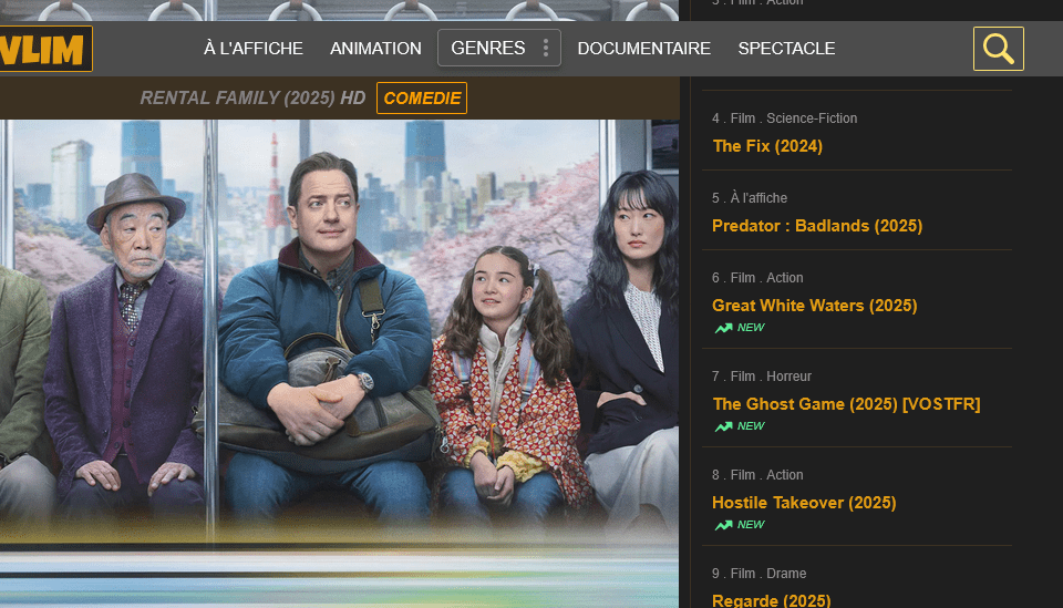 Interface d'accueil Ovlim.com nouvelle adresse Miwav 2026