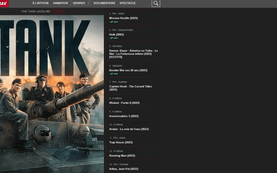 Page d'accueil zakmav.com accessible en 2026