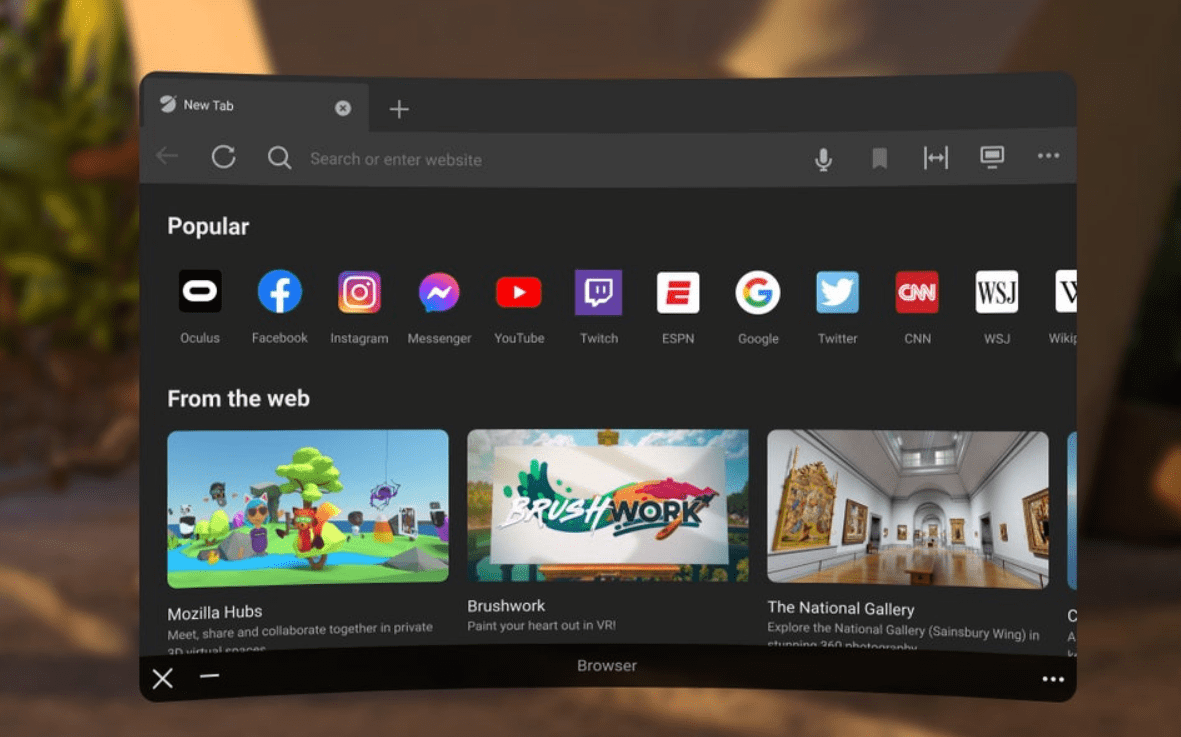 Meilleurs Navigateurs Web Oculus Quest 2