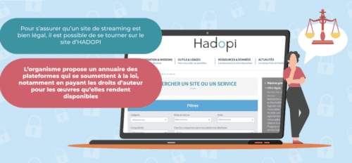 Que dit la loi sur les sites de streaming illegal come xalaflix eu