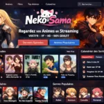 Neko Sama Bloqué ? La Nouvelle Adresse Neko-Sama 2026 4 Interface de la plateforme Neko Sama avec catalogue d'animés