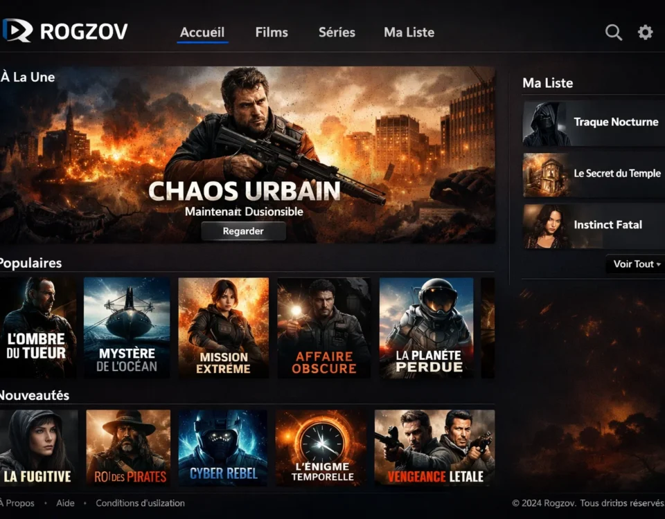 Rogzov : Voici la Nouvelle Adresse Active en 2026 26 Interface de la nouvelle adresse rogzov facebim.com en 2026