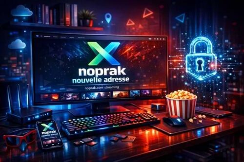 noprak.com nouvelle adresse interface du site de streaming