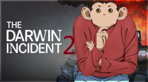 The Darwin Incident Season 2 announcement key visual featuring Charlie and Lucy